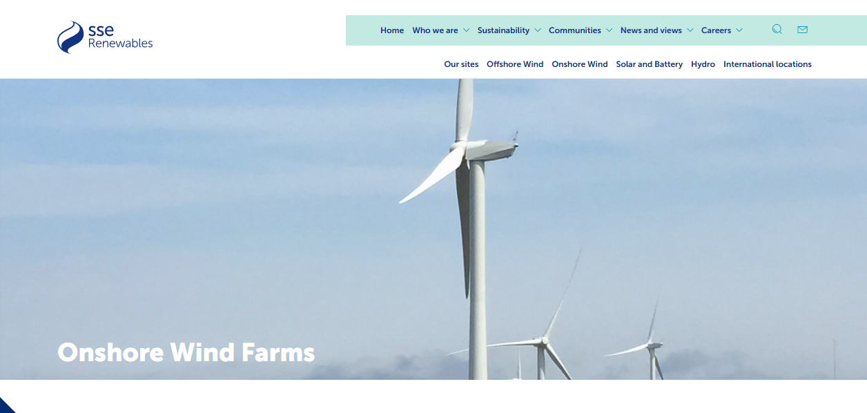 Strathy Wind Farm Ltd website homepage