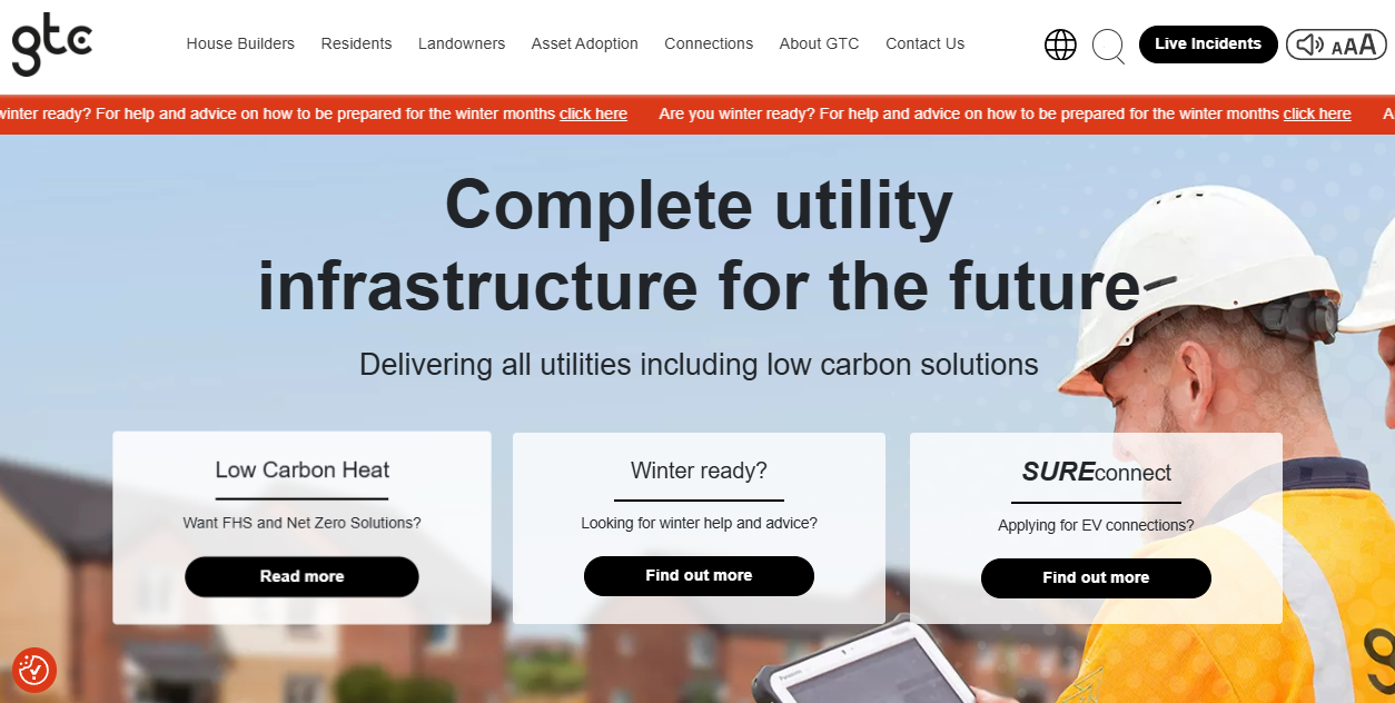  The Electricity Network Company Ltd website homepage