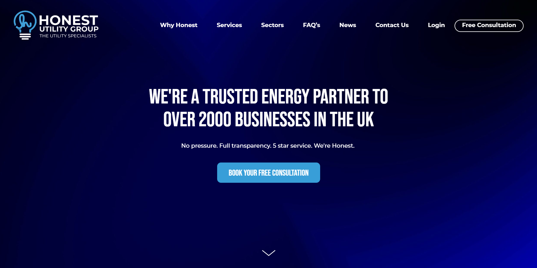 The Honest Group homepage