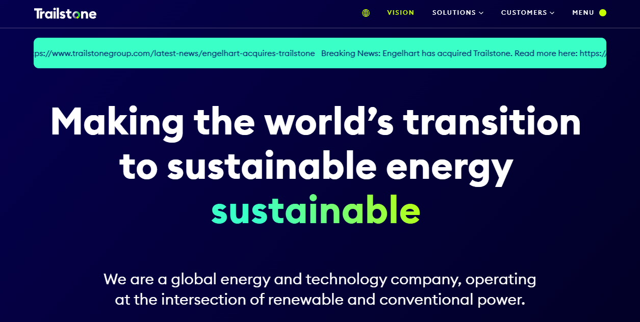 Trailstone Commodity Trading Uk Ltd website homepage