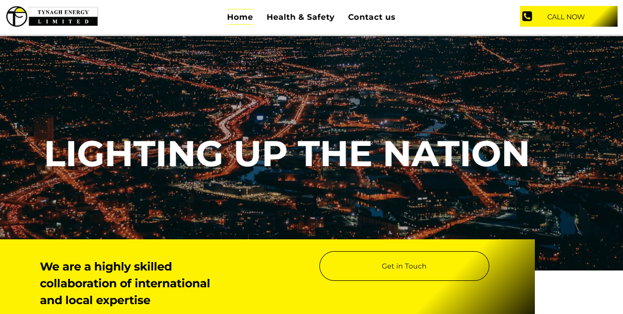 Tynagh Energy Ltd website homepage