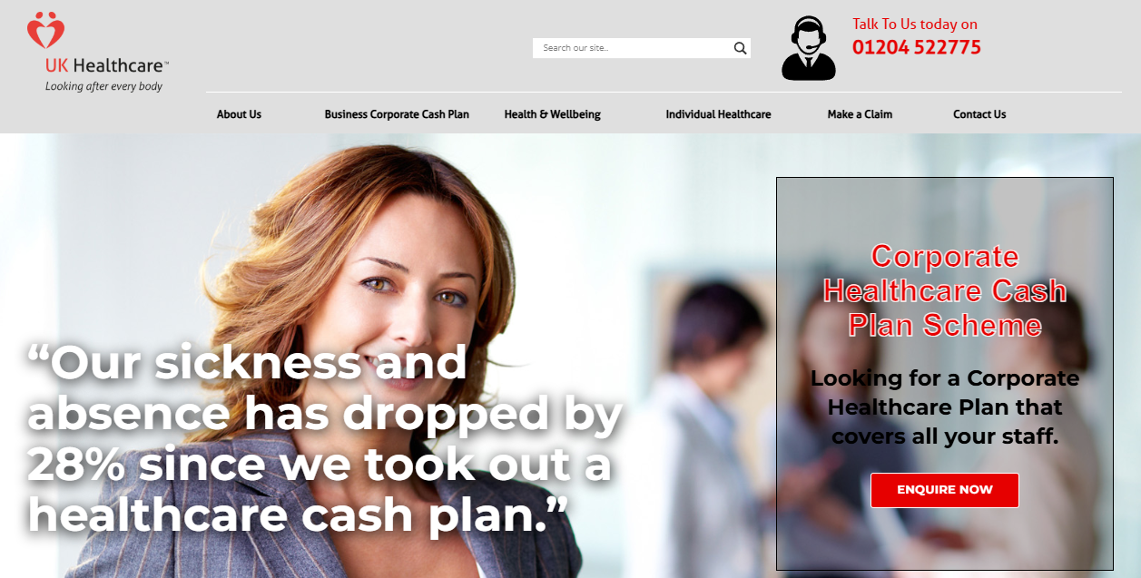 Uk Healthcare Corporation Ltd website homepage