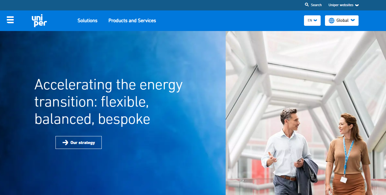 Uniper Global Commodities Se website homepage