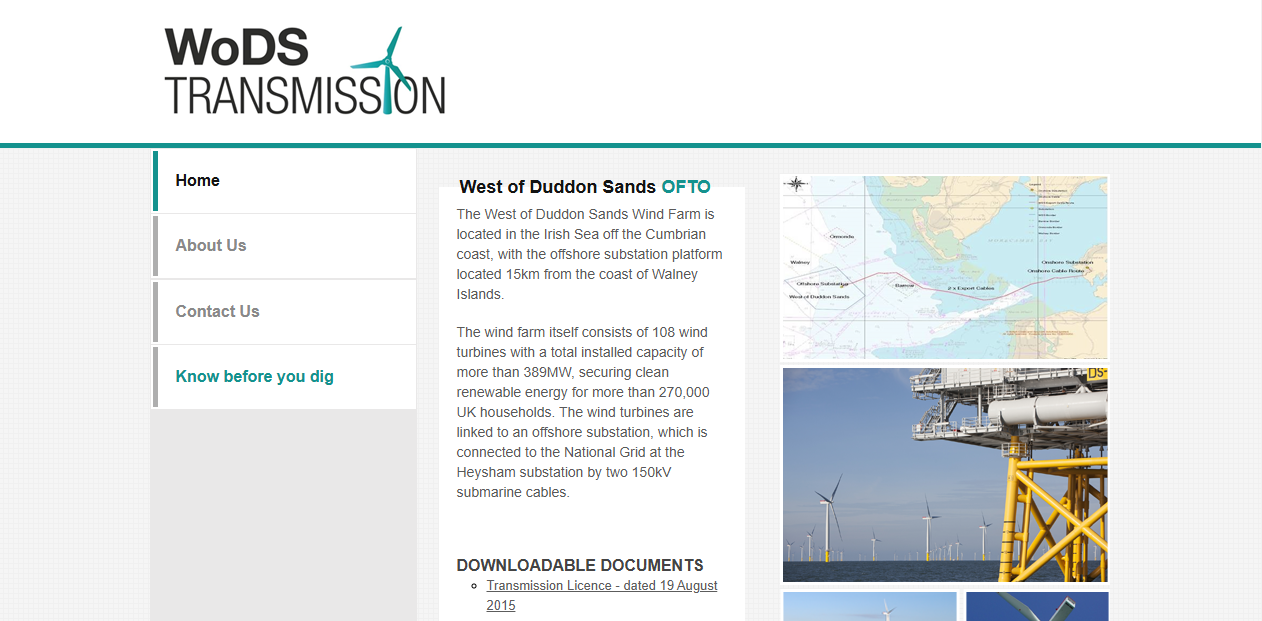 Wods Transmission Plc website homepage